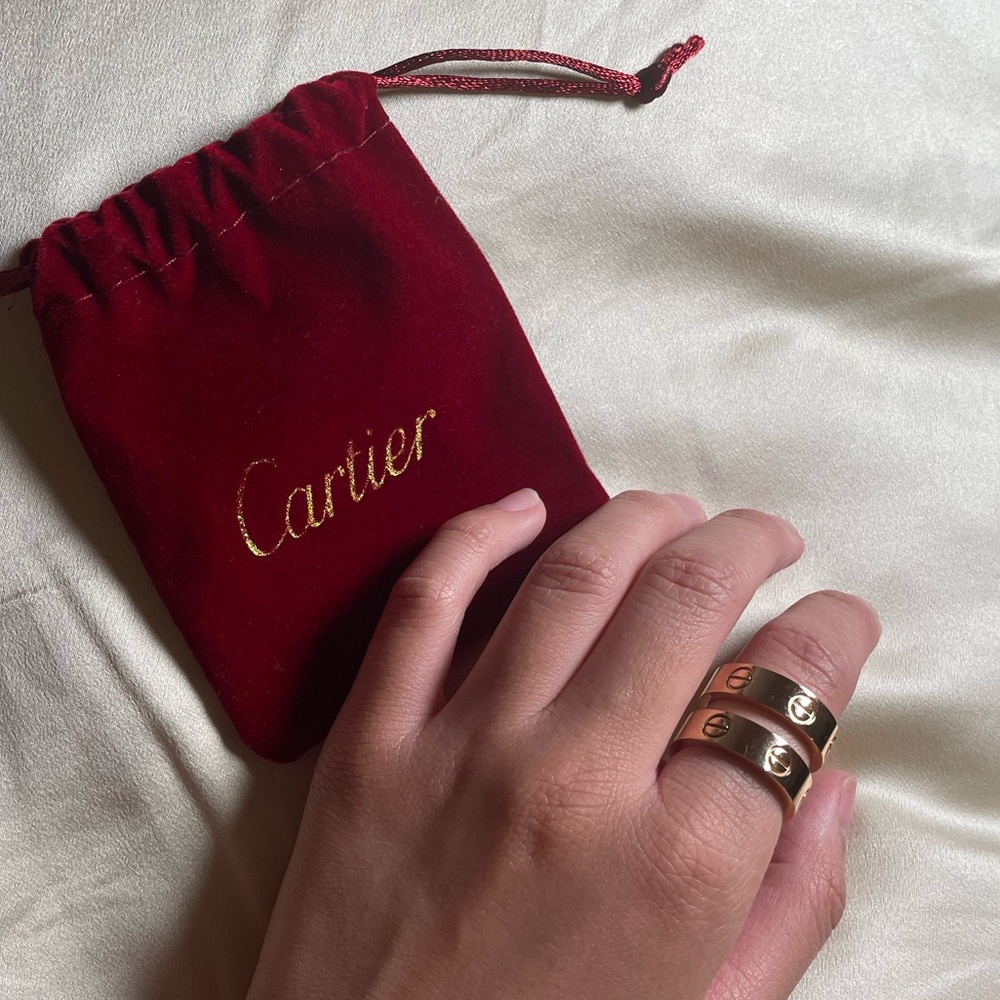 Rosegold Love Rings